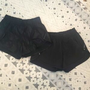 2 pairs Athleta running shorts